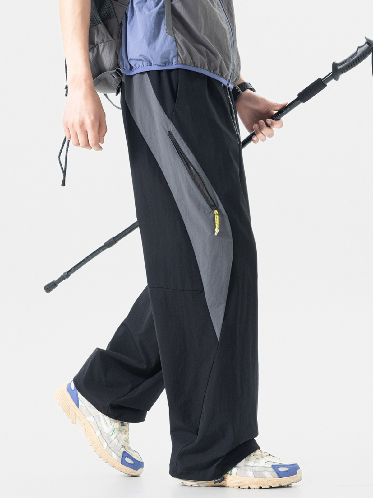 BaseRack – Wasserabweisende, atmungsaktive und schnelltrocknende Herrenhose mit UV-Schutz