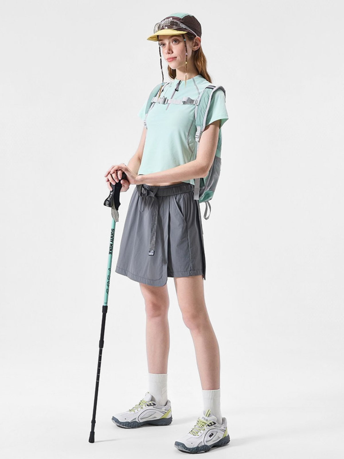 CampTent – Wasserabweisender, kühlender Sonnenschutz-Skort für Damen
