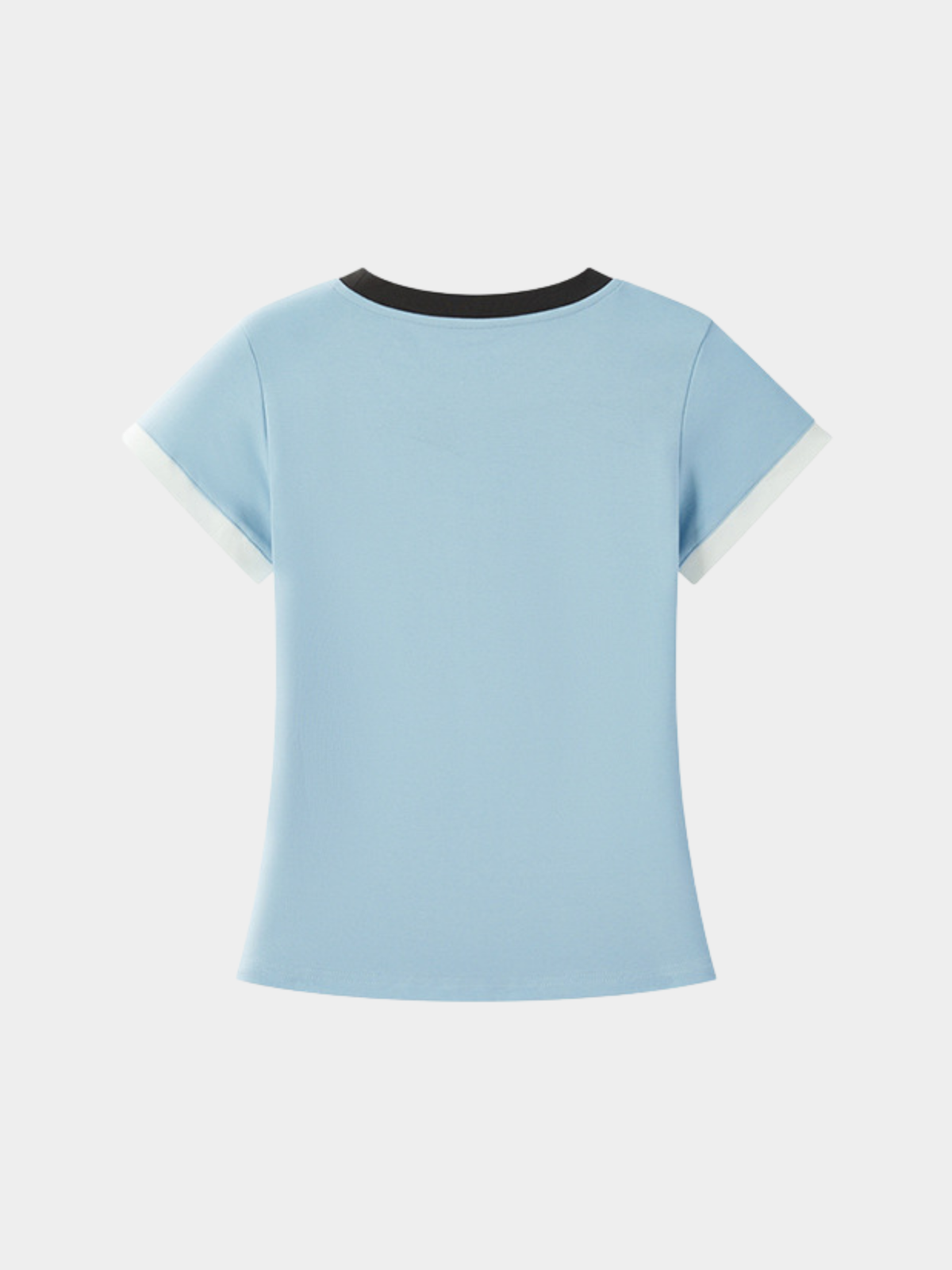 Aquaflow – Damen-T-Shirt in verkürzter Passform mit Color-Block-Design