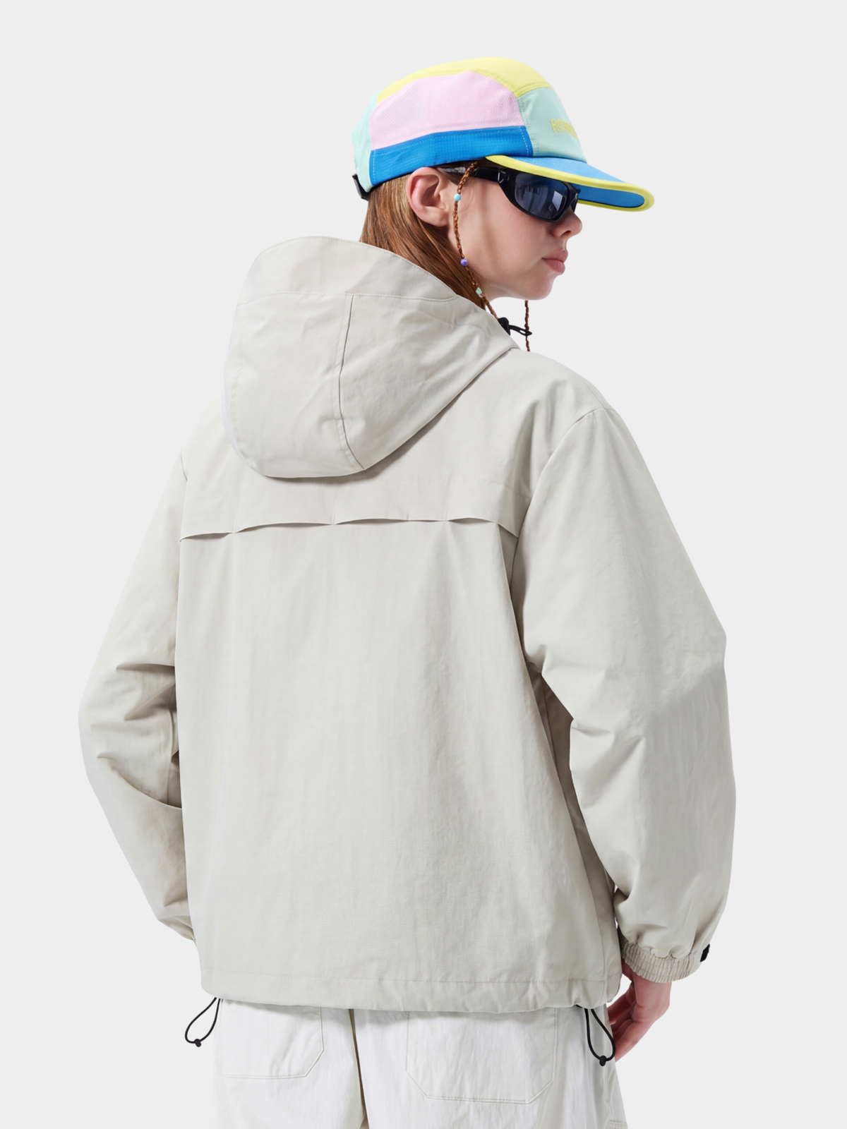 Ashgleam – Wasserabweisende, winddichte Cropped-Shell-Jacke für Damen