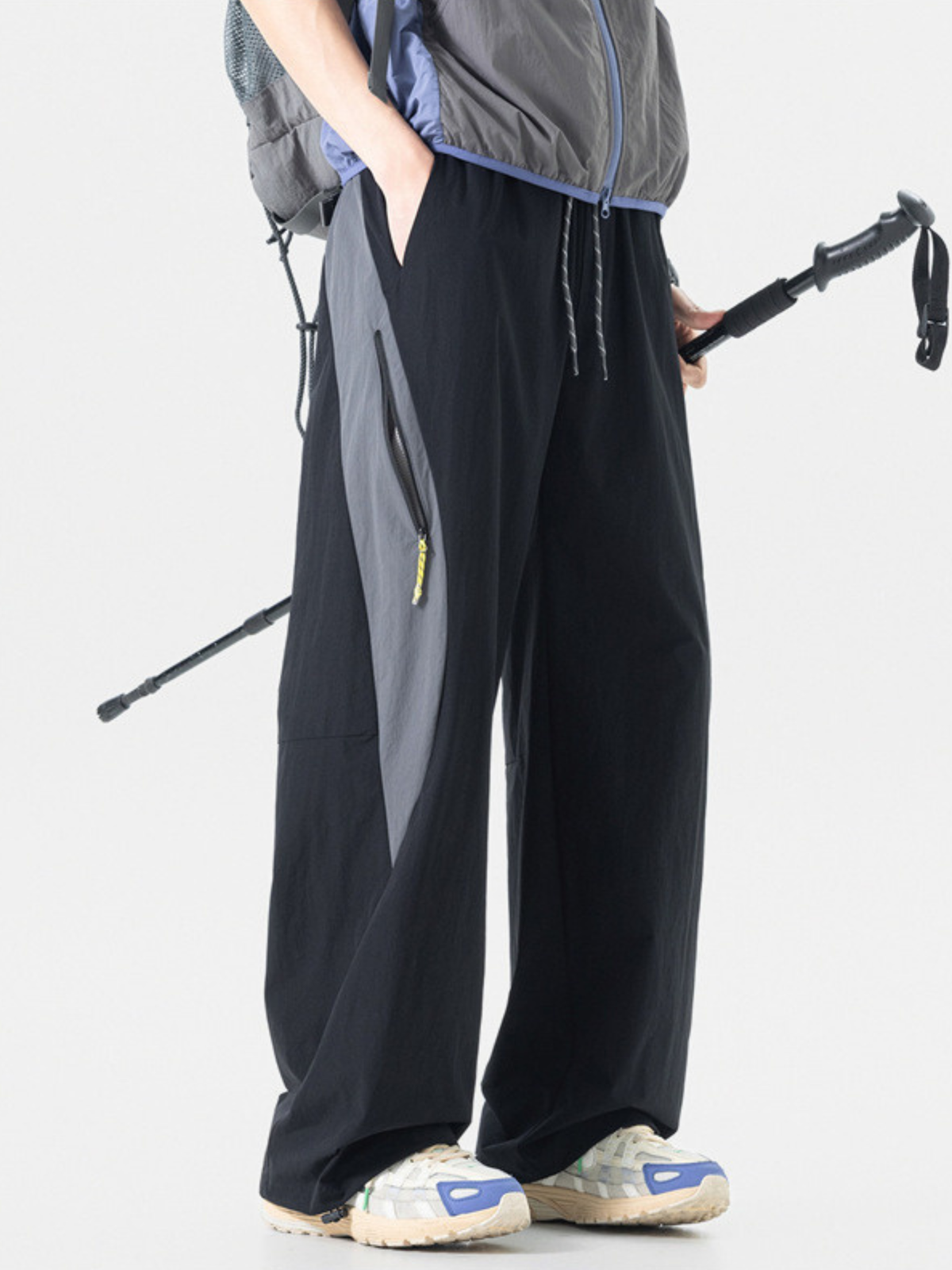 BaseRack – Wasserabweisende, atmungsaktive und schnelltrocknende Herrenhose mit UV-Schutz
