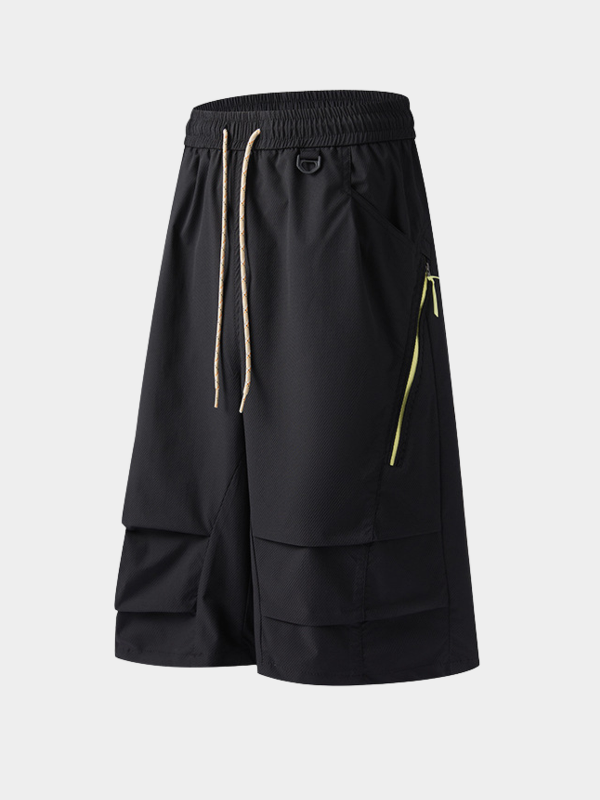 DewDash – Wasserabweisende Unisex-Utility-Shell-Shorts mit Knitteroptik