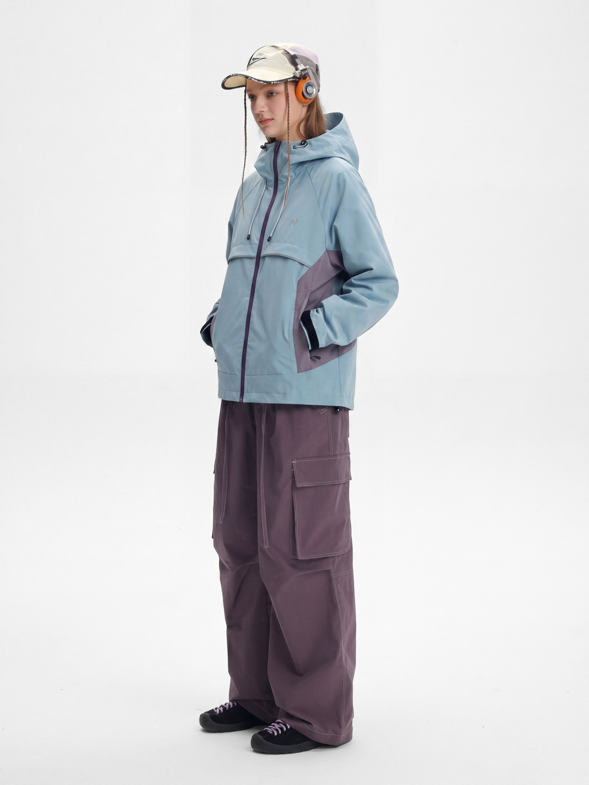 AlpineClimb – Wasserabweisende, verkürzte Shell-Kapuzenjacke für Damen