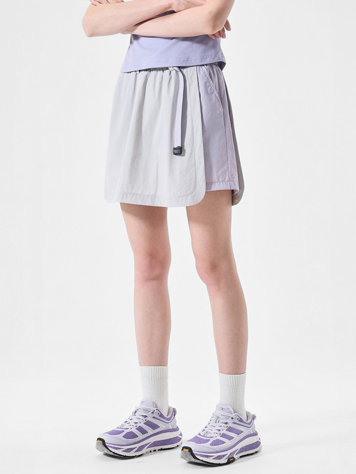CampTent – Wasserabweisender, kühlender Sonnenschutz-Skort für Damen