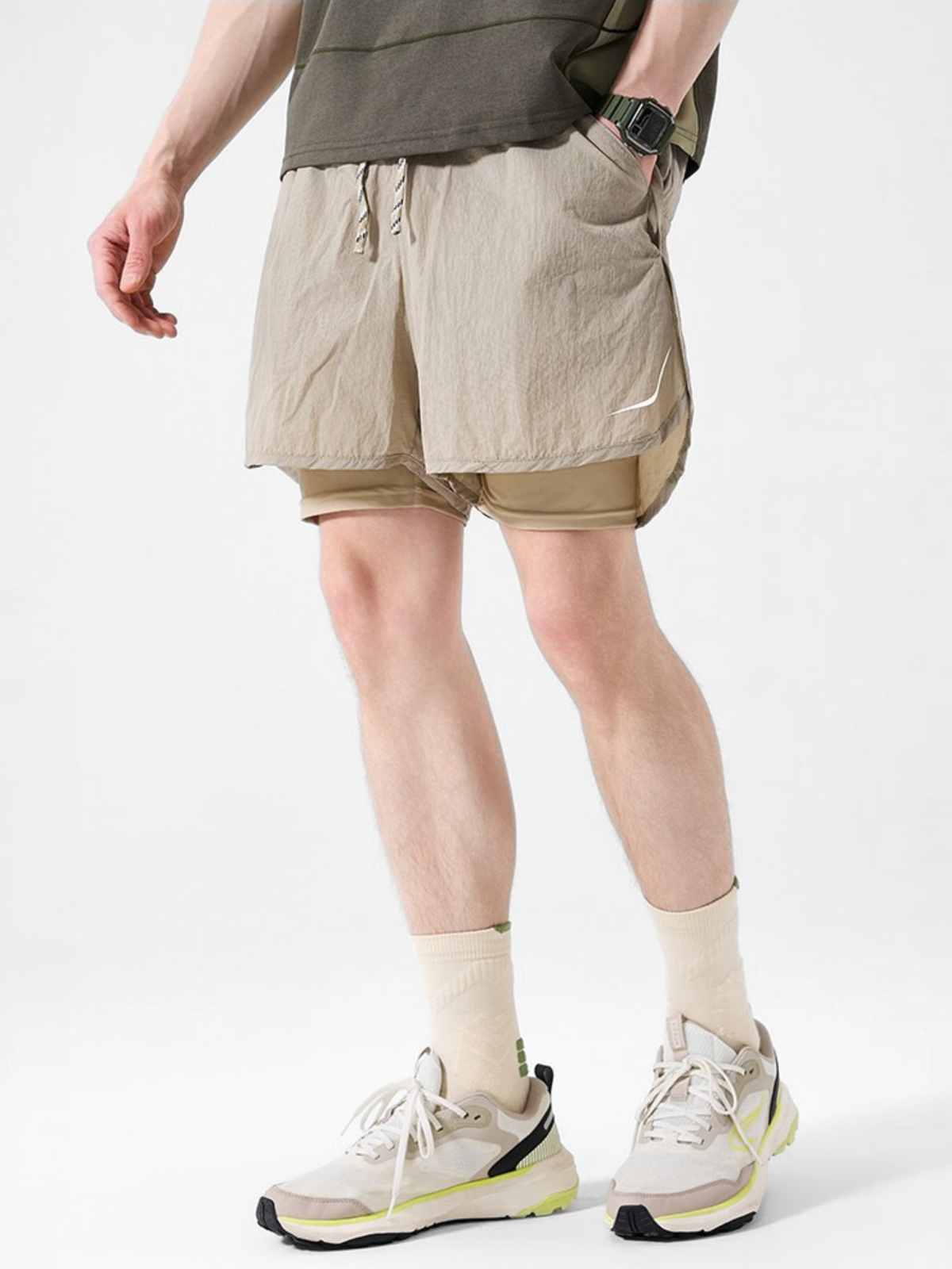TrailSit – Schnelltrocknende 2-in-1 Funktionsshorts