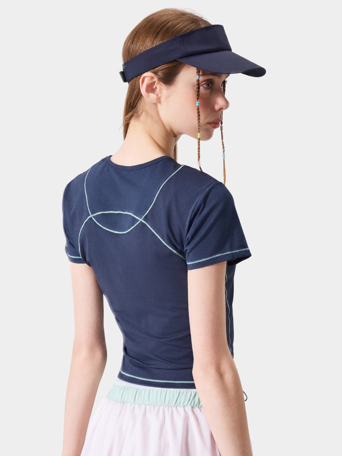 Spark – Damen UPF200+ Antibakterielles schnelltrocknendes bauchfreies T-Shirt