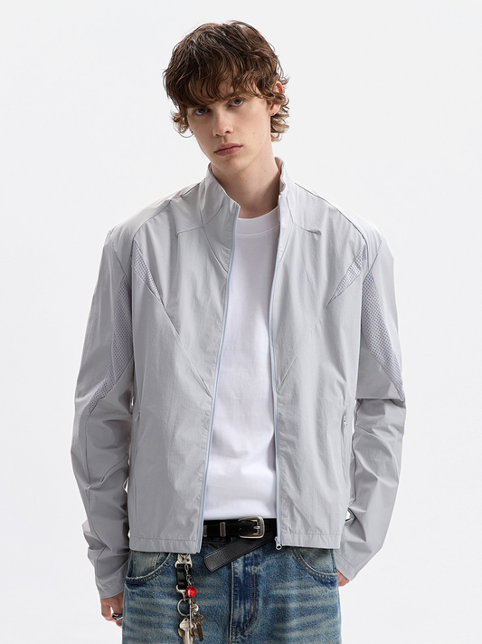 Claytrail – Atmungsaktive Herren-Sonnenschutzjacke mit Stehkragen und UPF50+ Mesh-Gewebe
