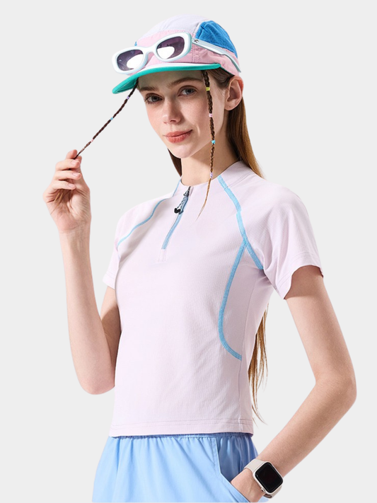 ChillLamp - Antibakterielles, feuchtigkeitsableitendes 5A-T-Shirt für Damen