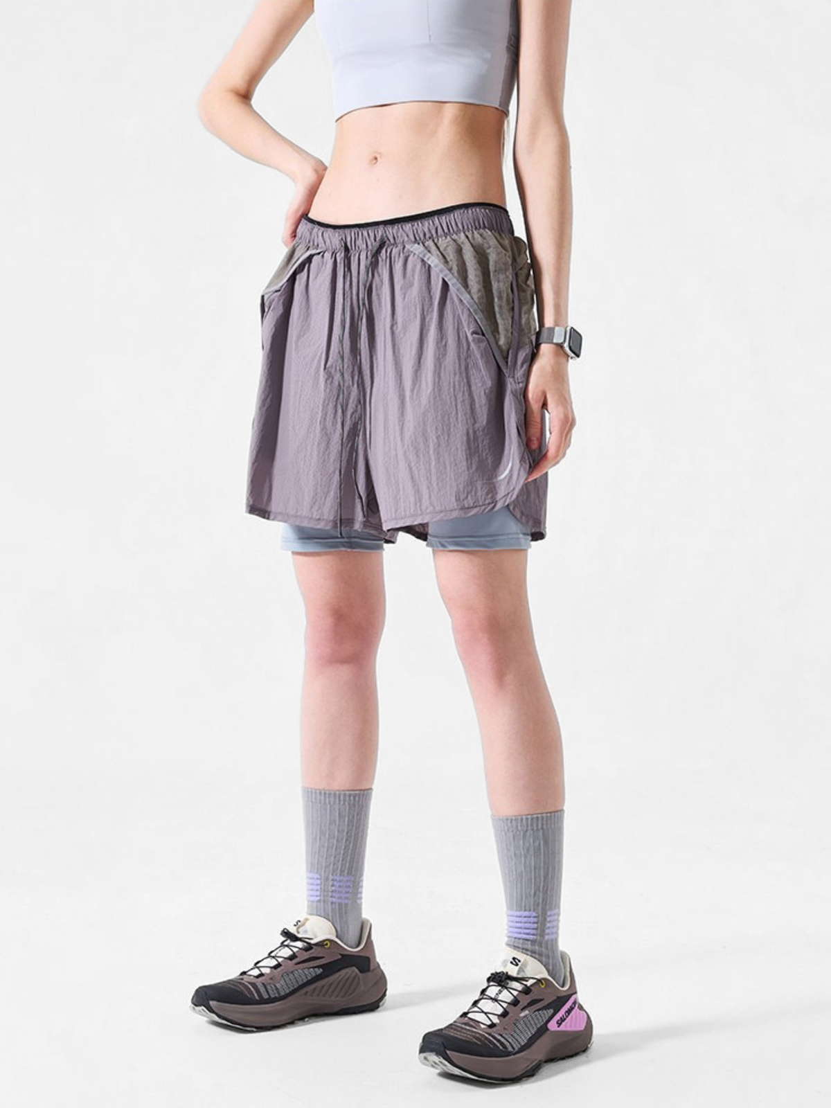 TrailSit – Schnelltrocknende 2-in-1 Funktionsshorts