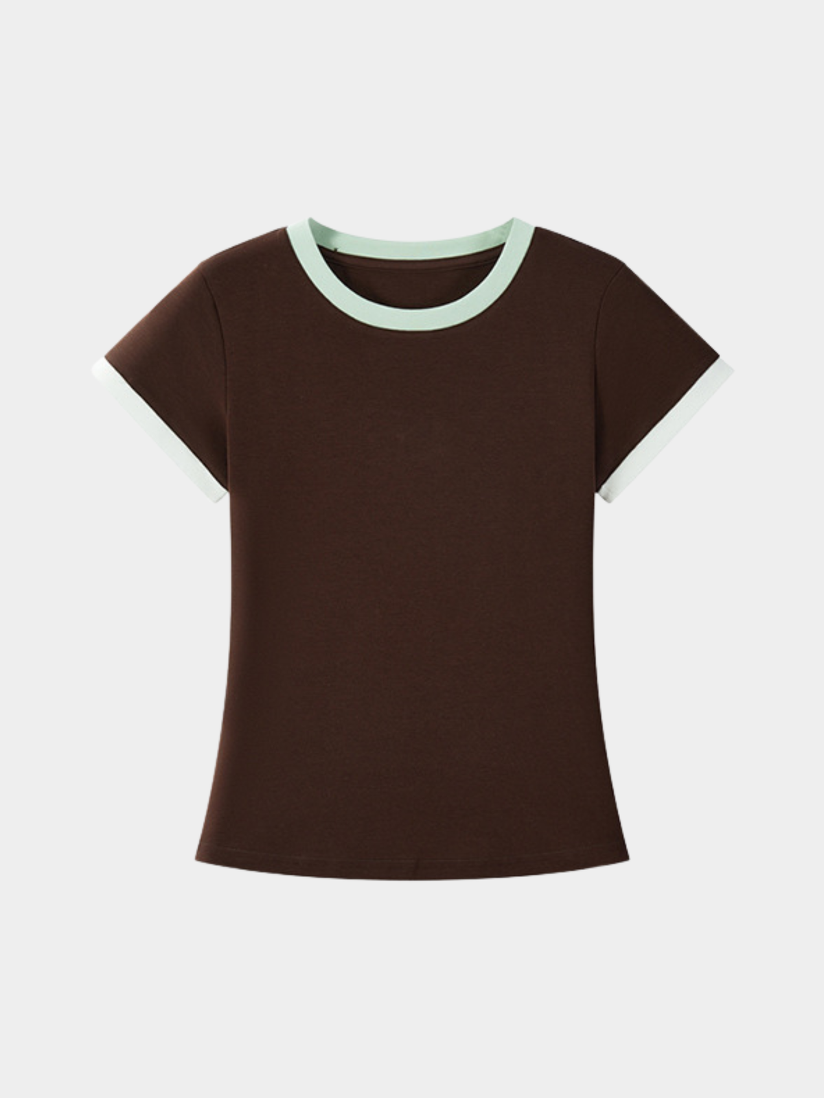 Aquaflow – Damen-T-Shirt in verkürzter Passform mit Color-Block-Design