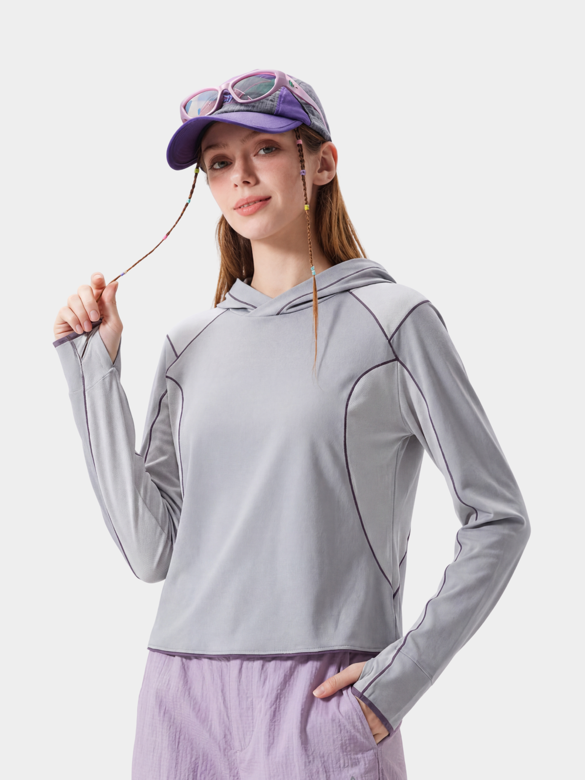 Stoneway – Damen Langarmshirt, UPF 200+, antibakteriell, schnelltrocknend