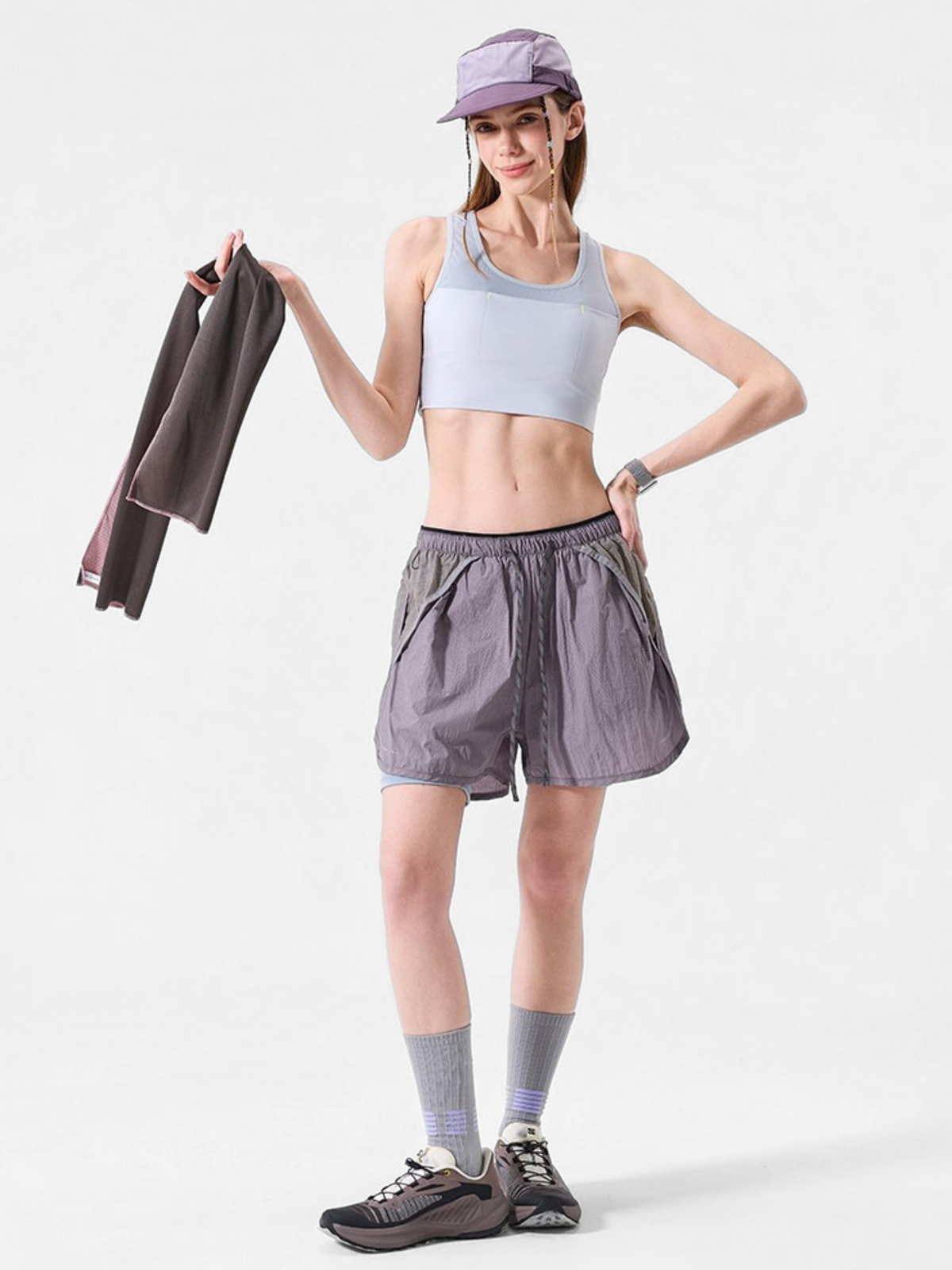 TrailSit – Schnelltrocknende 2-in-1 Funktionsshorts