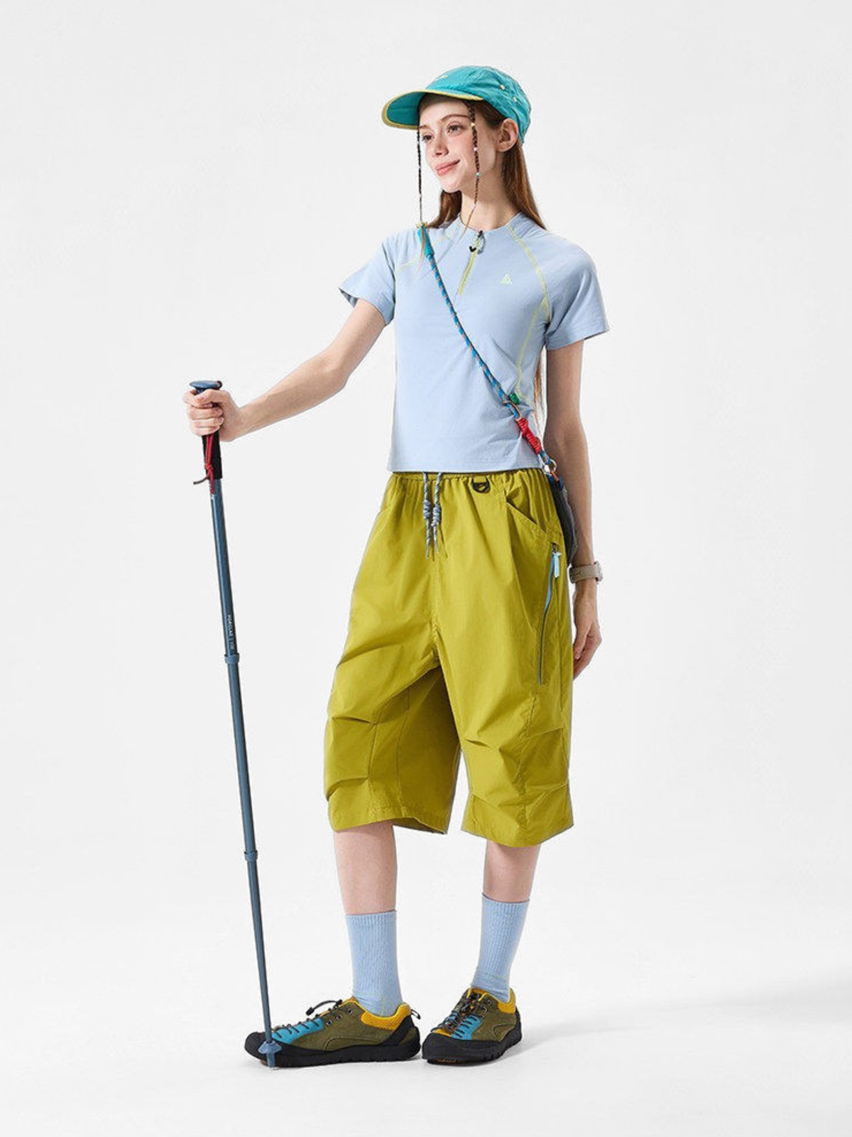 DewDash – Wasserabweisende Unisex-Utility-Shell-Shorts mit Knitteroptik