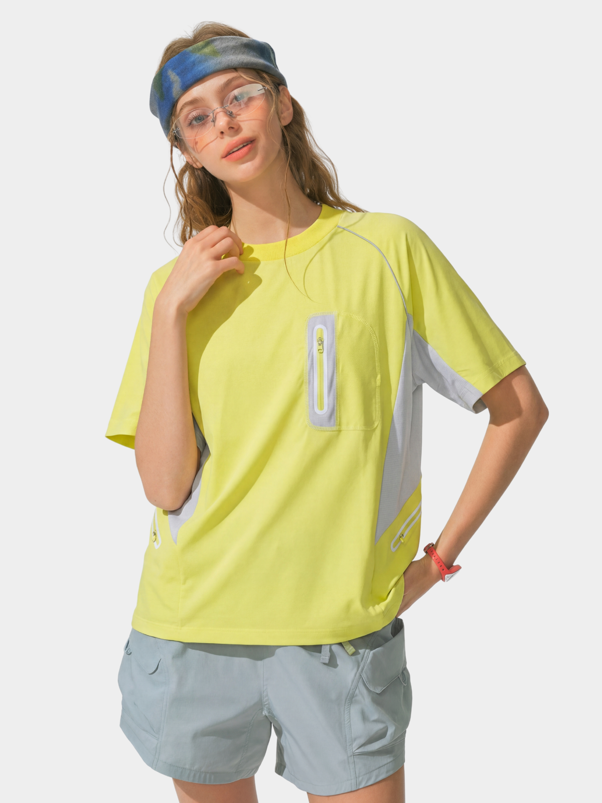LightFlare – Unisex-Colorblock-Mesh-Shirt, atmungsaktiv und schnelltrocknend