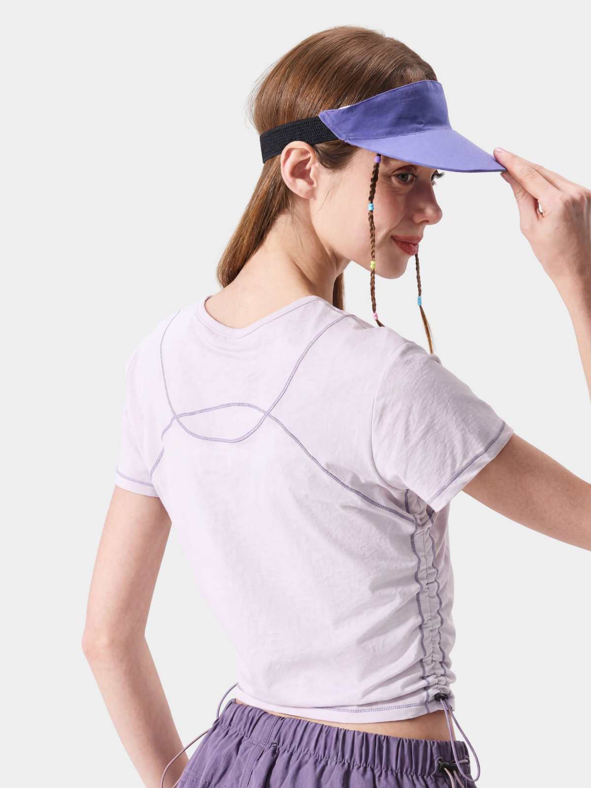 Spark – Damen UPF200+ Antibakterielles schnelltrocknendes bauchfreies T-Shirt