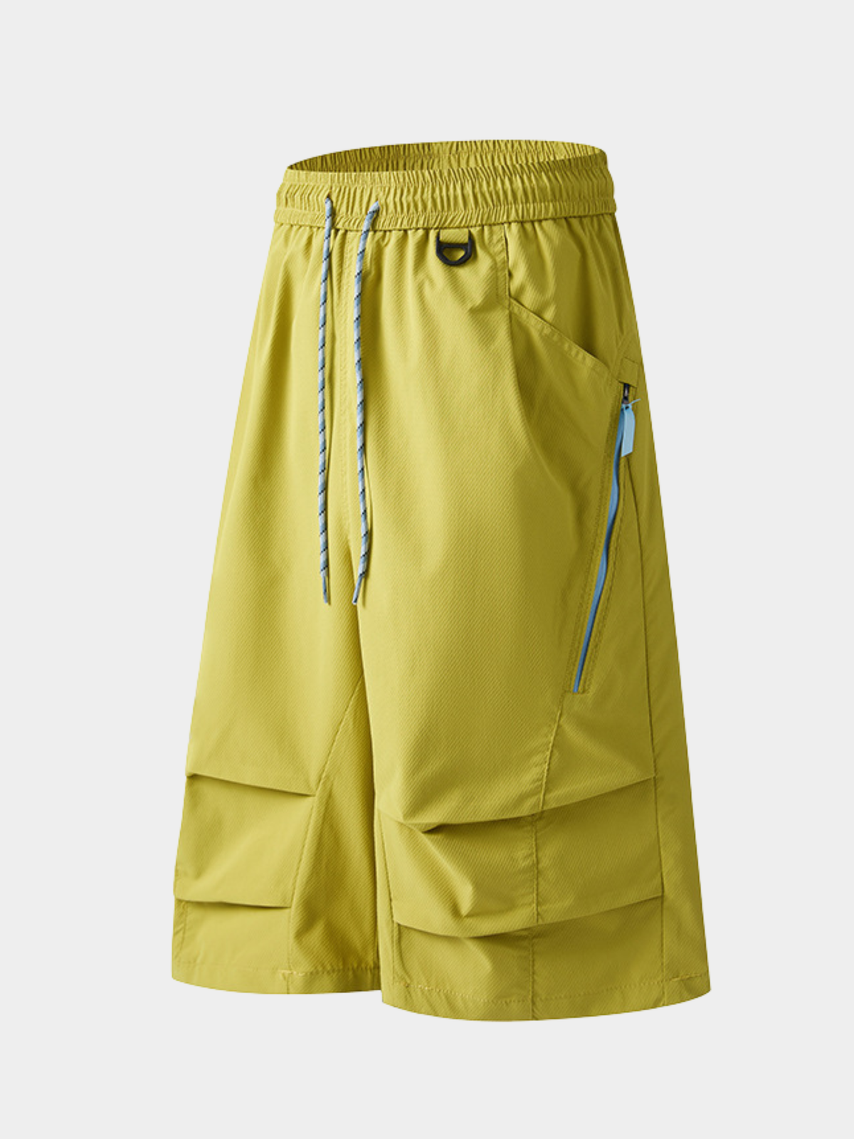 DewDash – Wasserabweisende Unisex-Utility-Shell-Shorts mit Knitteroptik