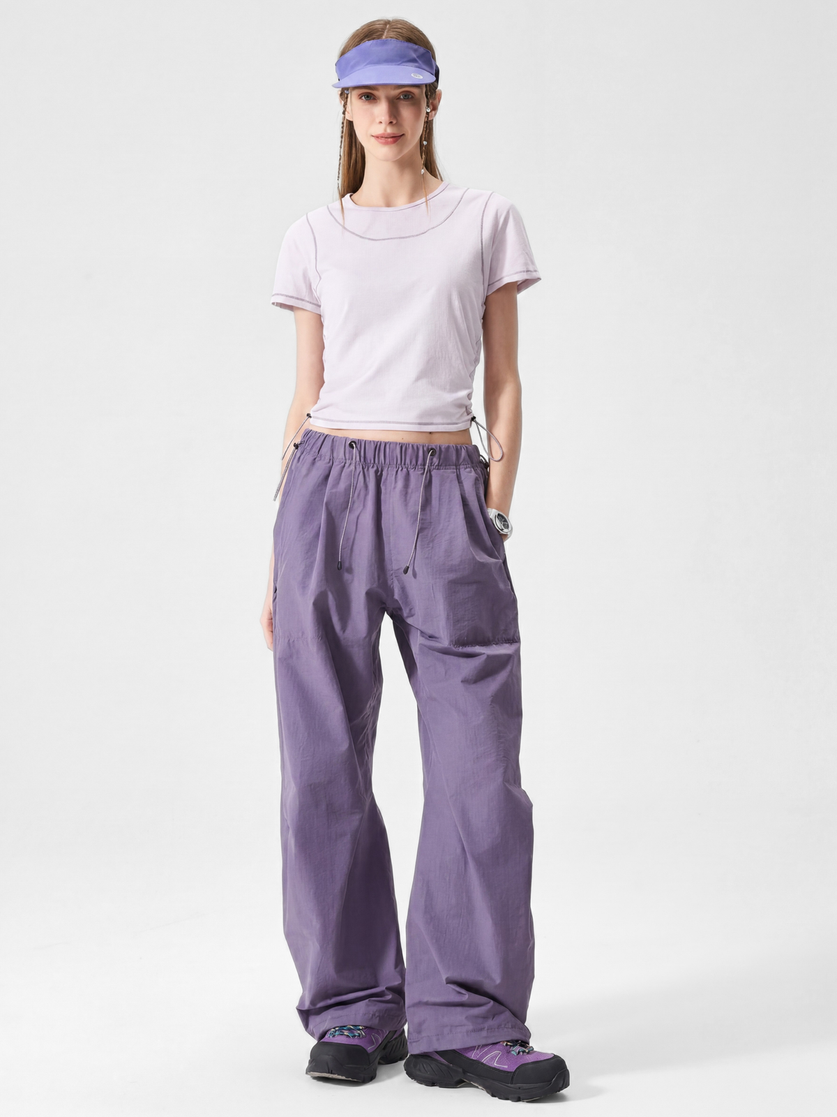 Spark – Damen UPF200+ Antibakterielles schnelltrocknendes bauchfreies T-Shirt