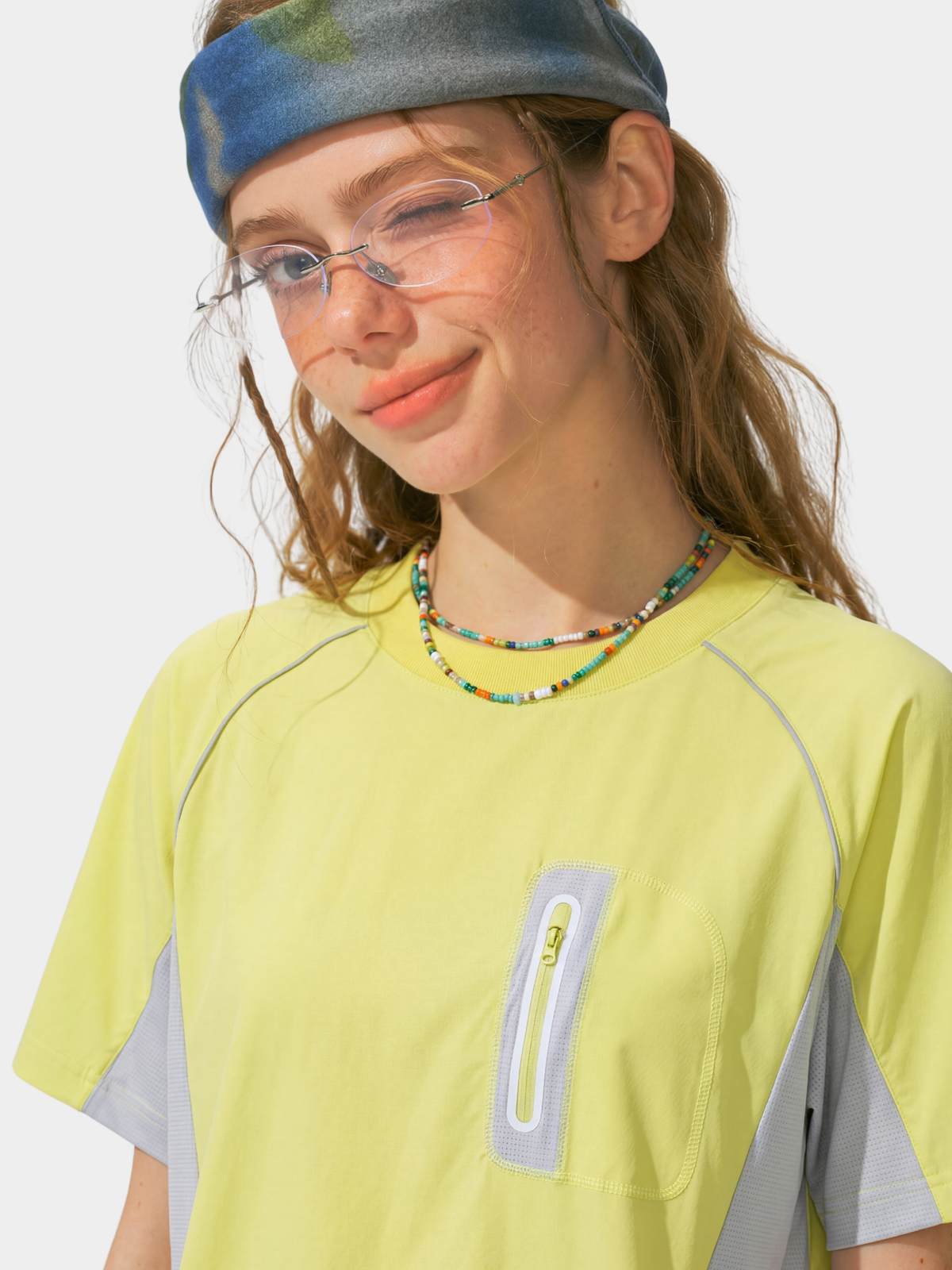 LightFlare – Unisex-Colorblock-Mesh-Shirt, atmungsaktiv und schnelltrocknend