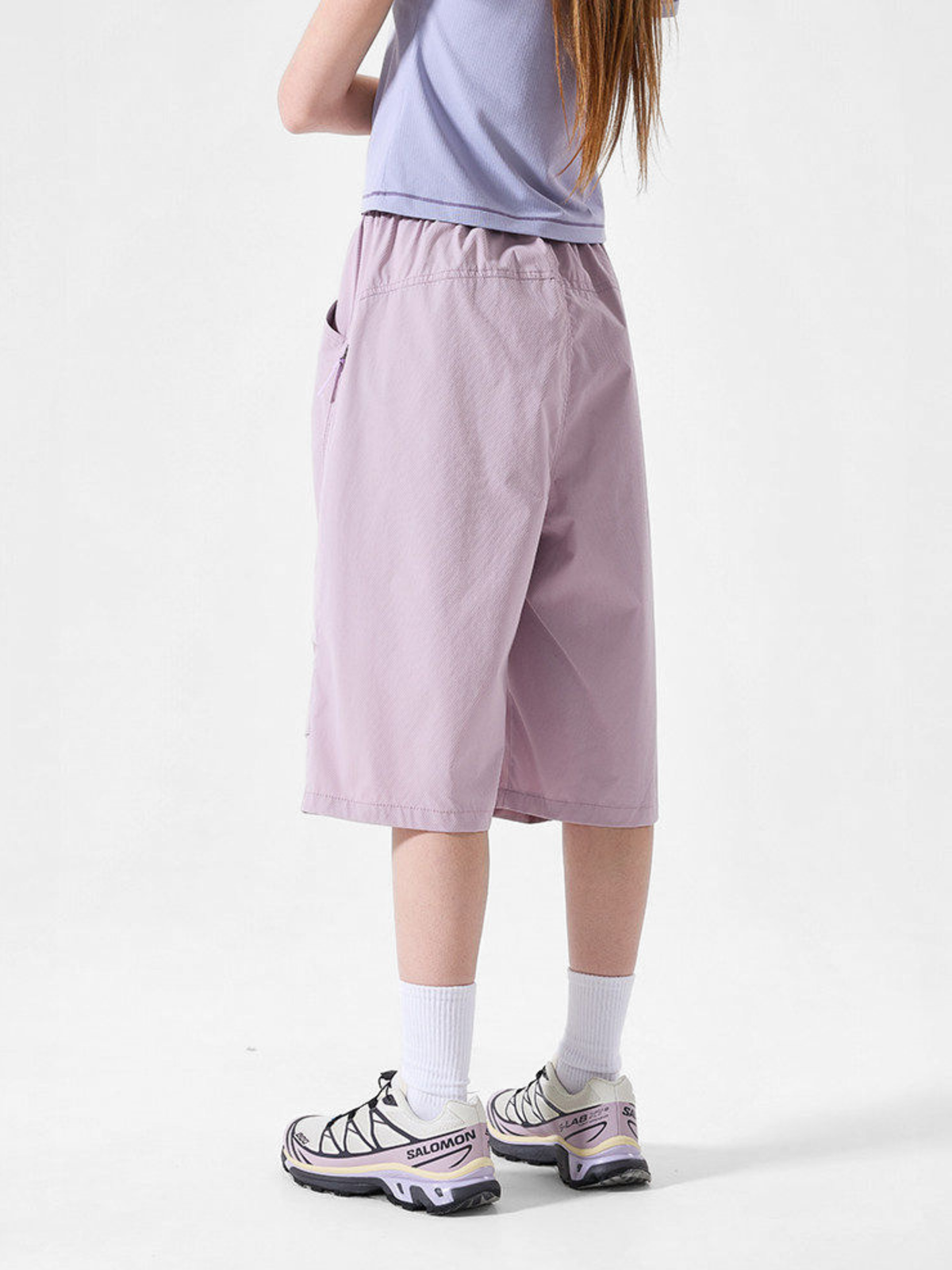 DewDash – Wasserabweisende Unisex-Utility-Shell-Shorts mit Knitteroptik