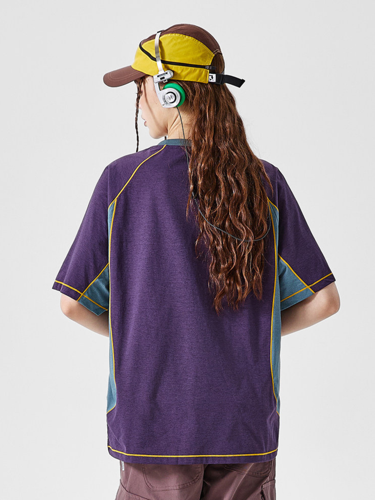 LightStep – Unisex leichtes, schnelltrocknendes Colorblock-Funktions-T-Shirt