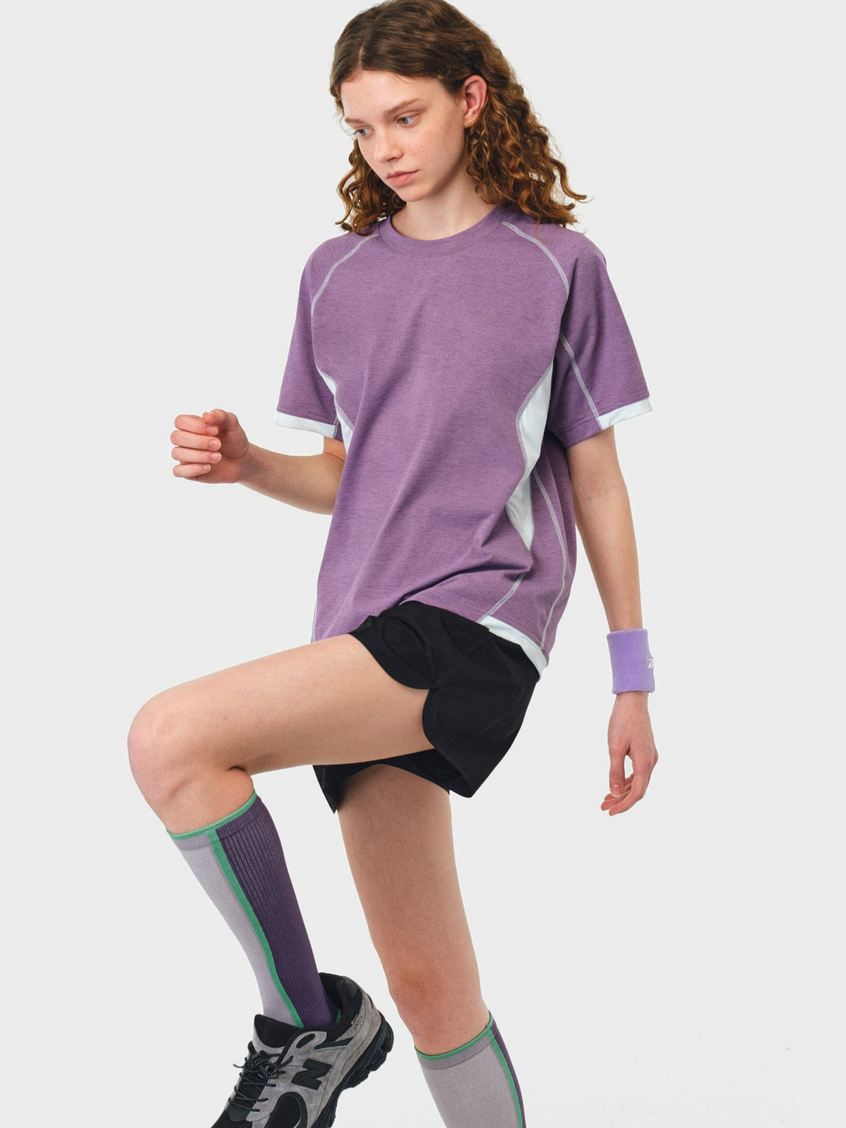 Fireclaw - Unisex schnelltrocknendes Colorblock-Funktions-T-Shirt