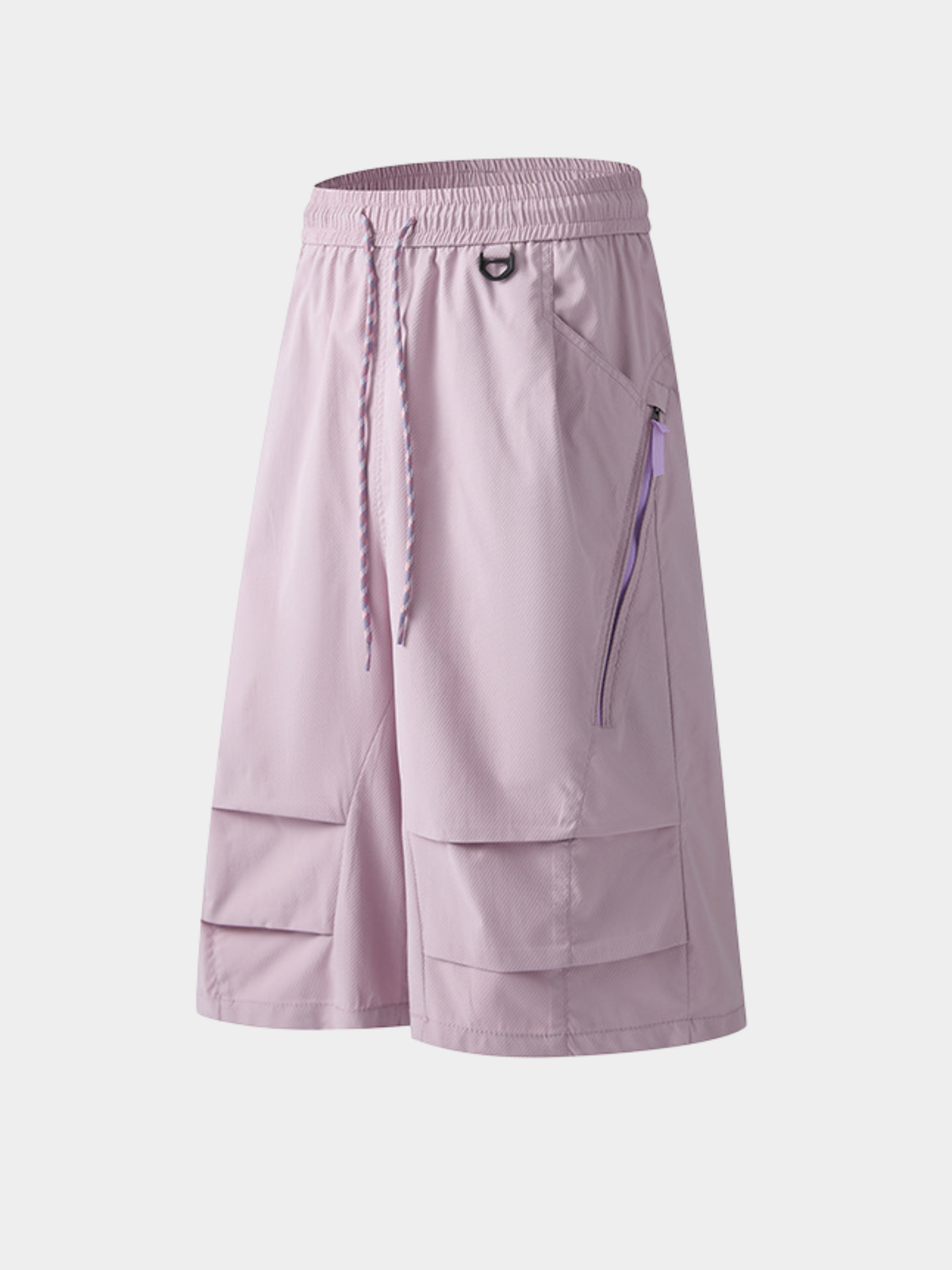 DewDash – Wasserabweisende Unisex-Utility-Shell-Shorts mit Knitteroptik