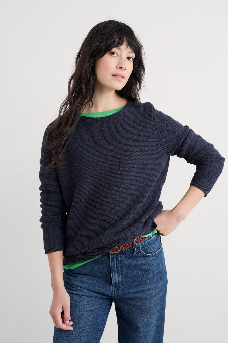 Makers Pullover aus Bio-Baumwollmix