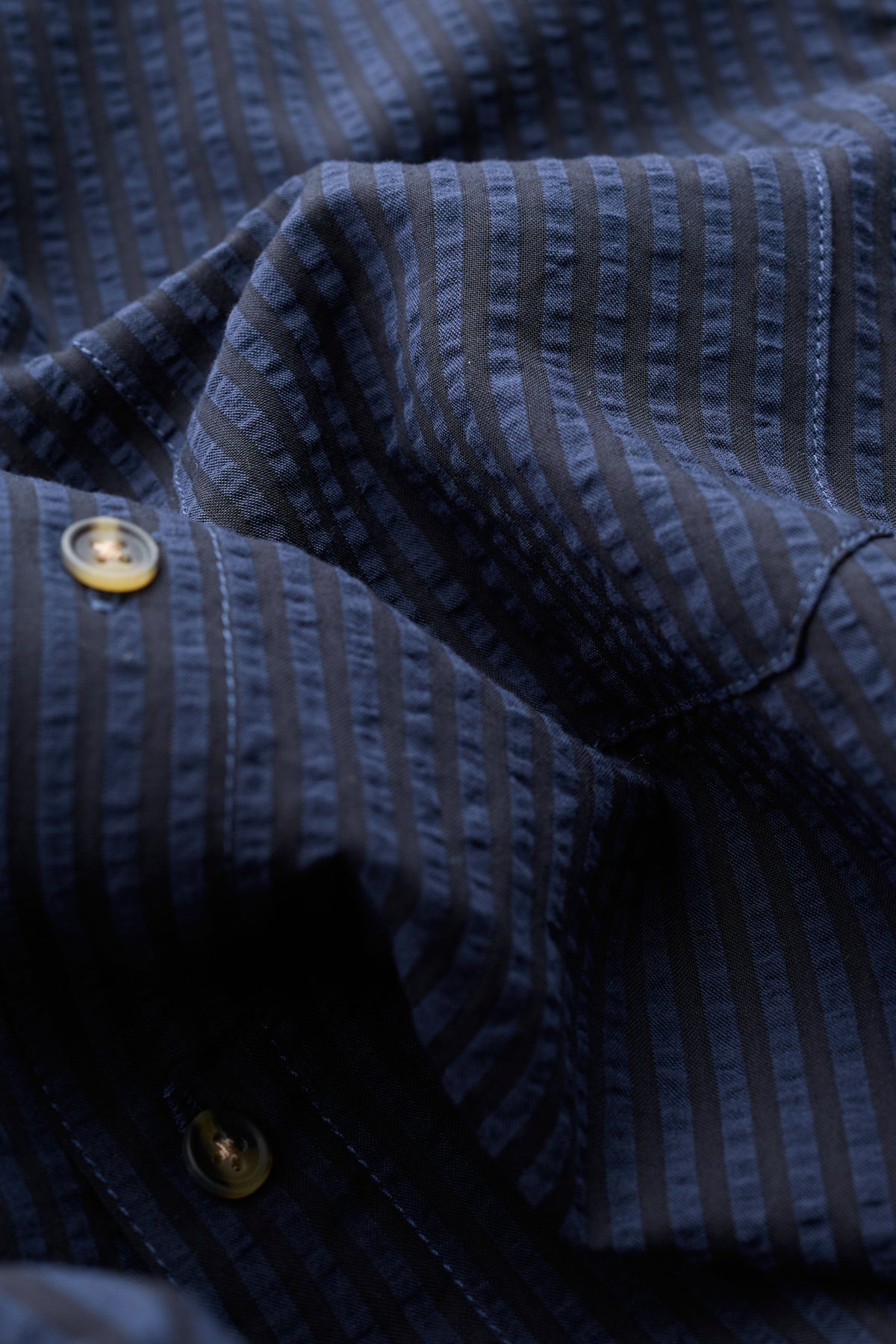 Men's Yestin Short Sleeve Lyocell Blend Stripe Shirt