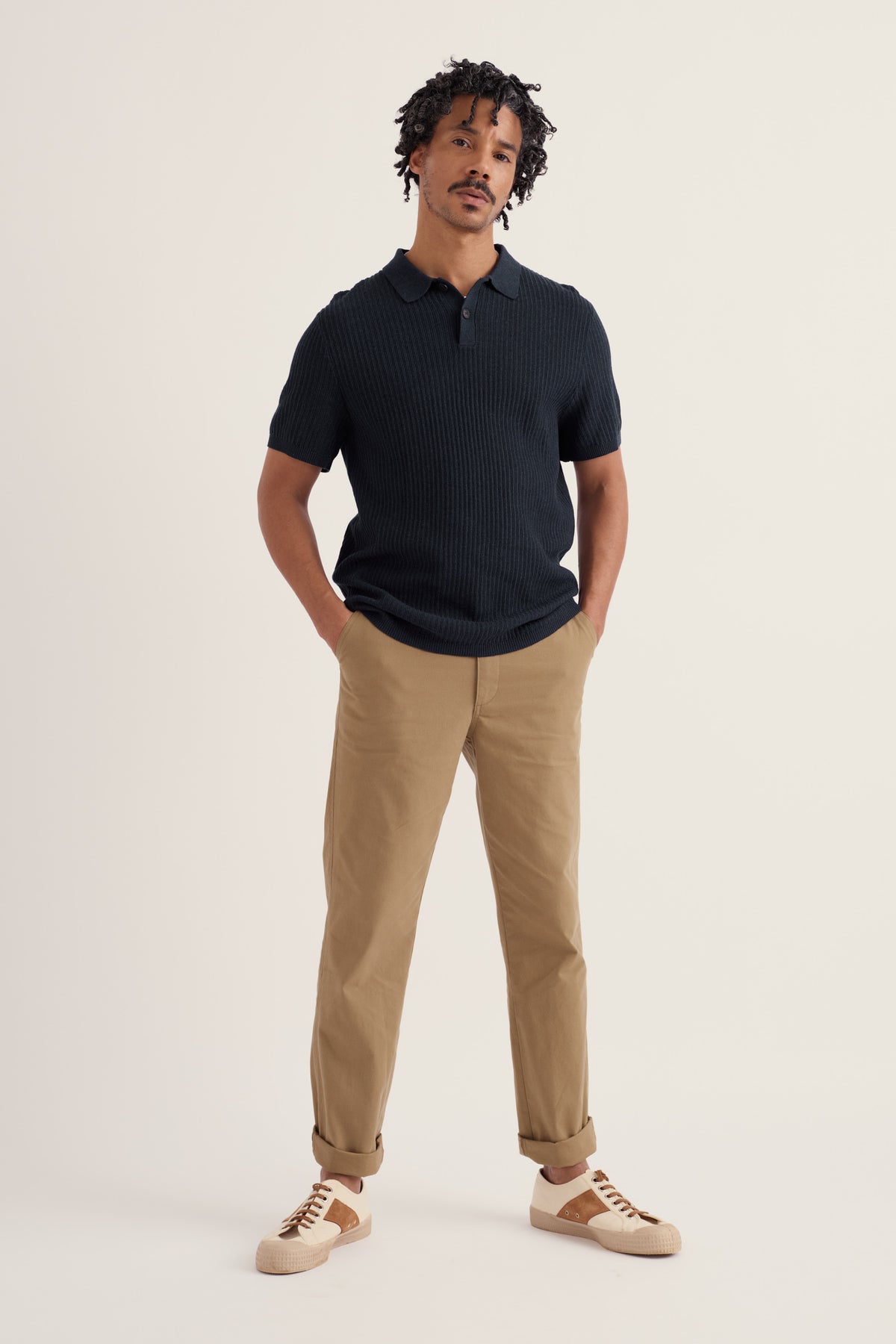Men's Koeswik Knitted Organic Cotton Polo