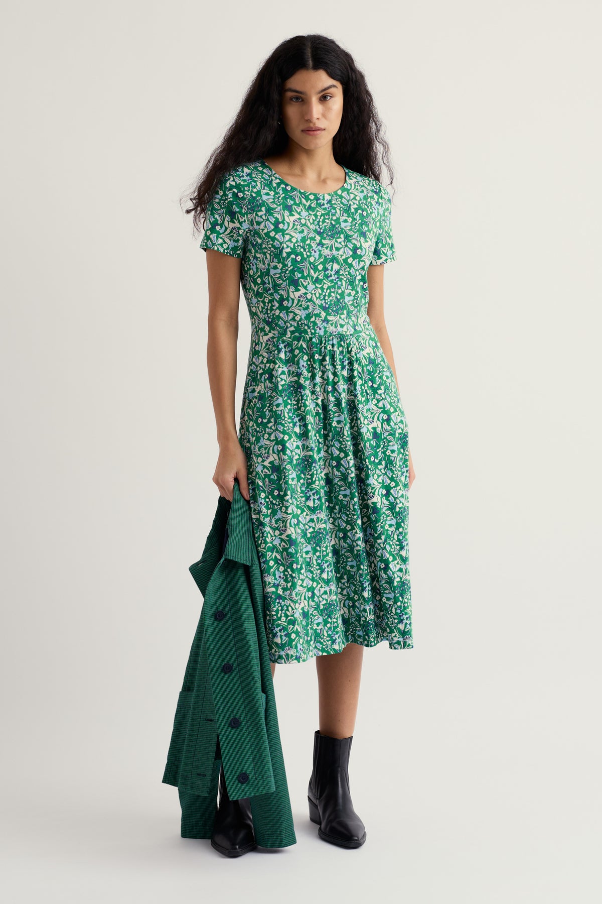 April Kurzarmkleid