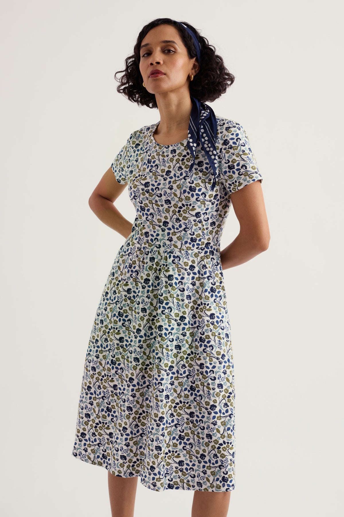 April Kurzarmkleid