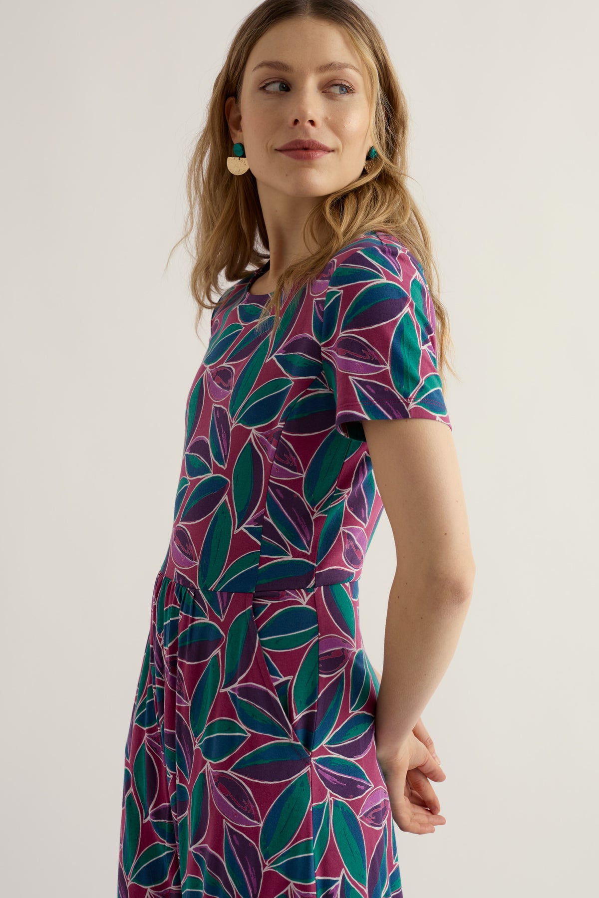 April Kurzarmkleid