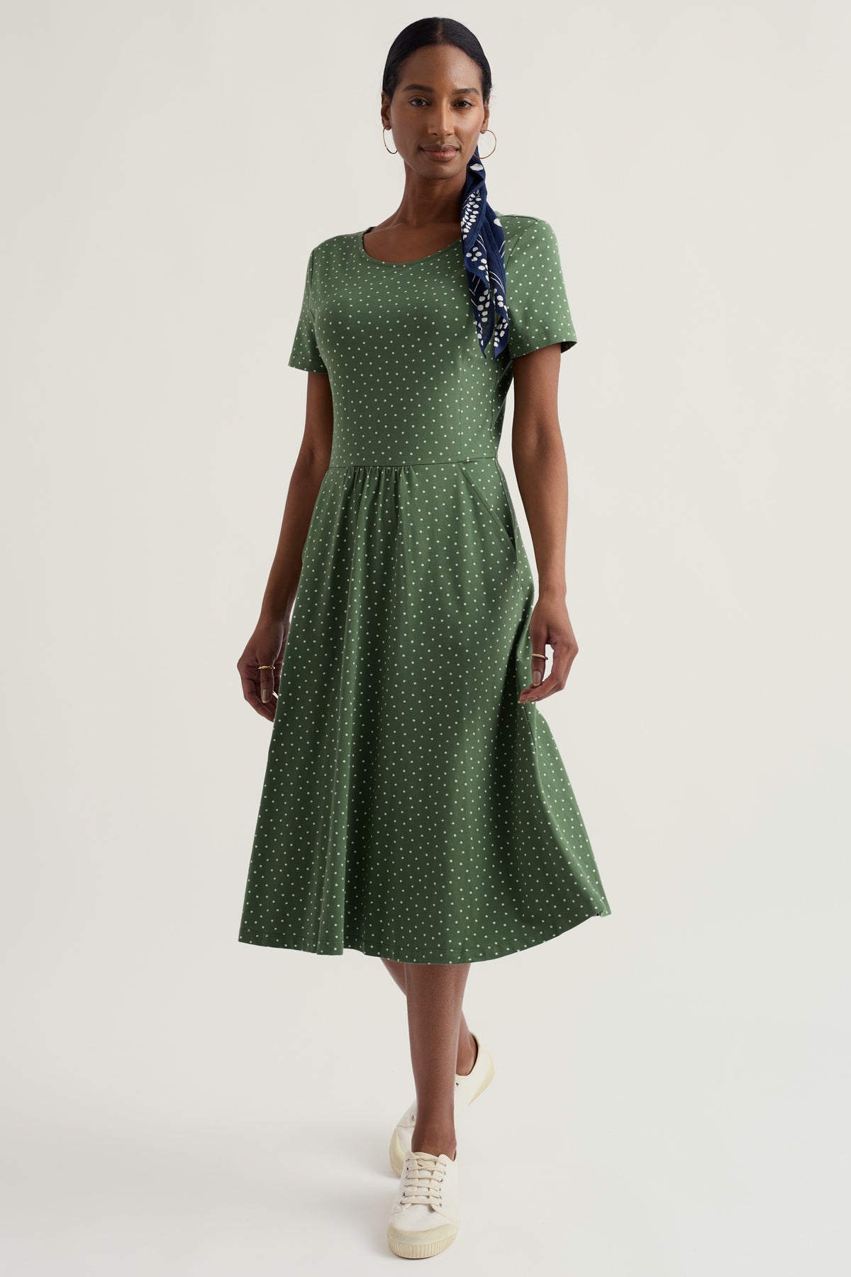 April Kurzarmkleid