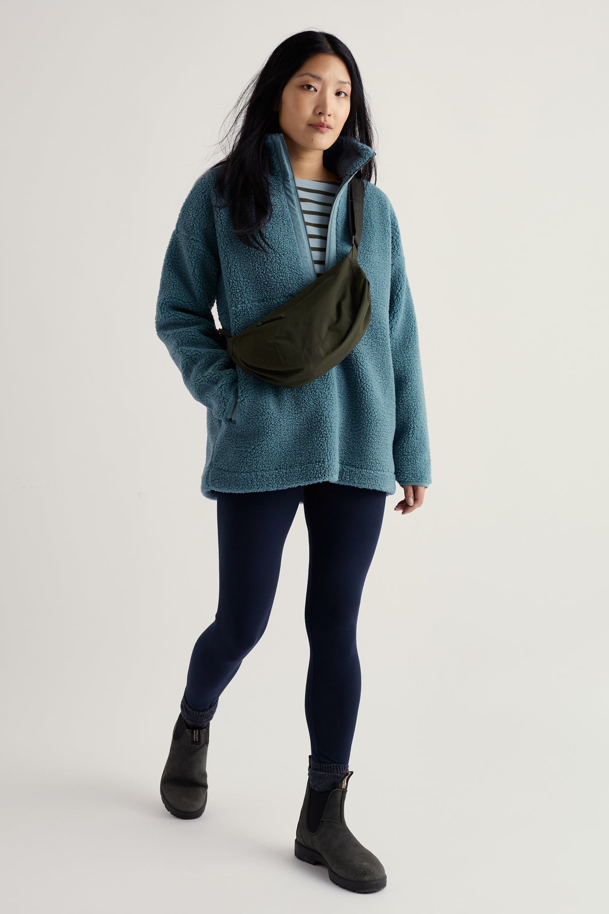 Barnaloft Fleece mit Viertelreißverschluss