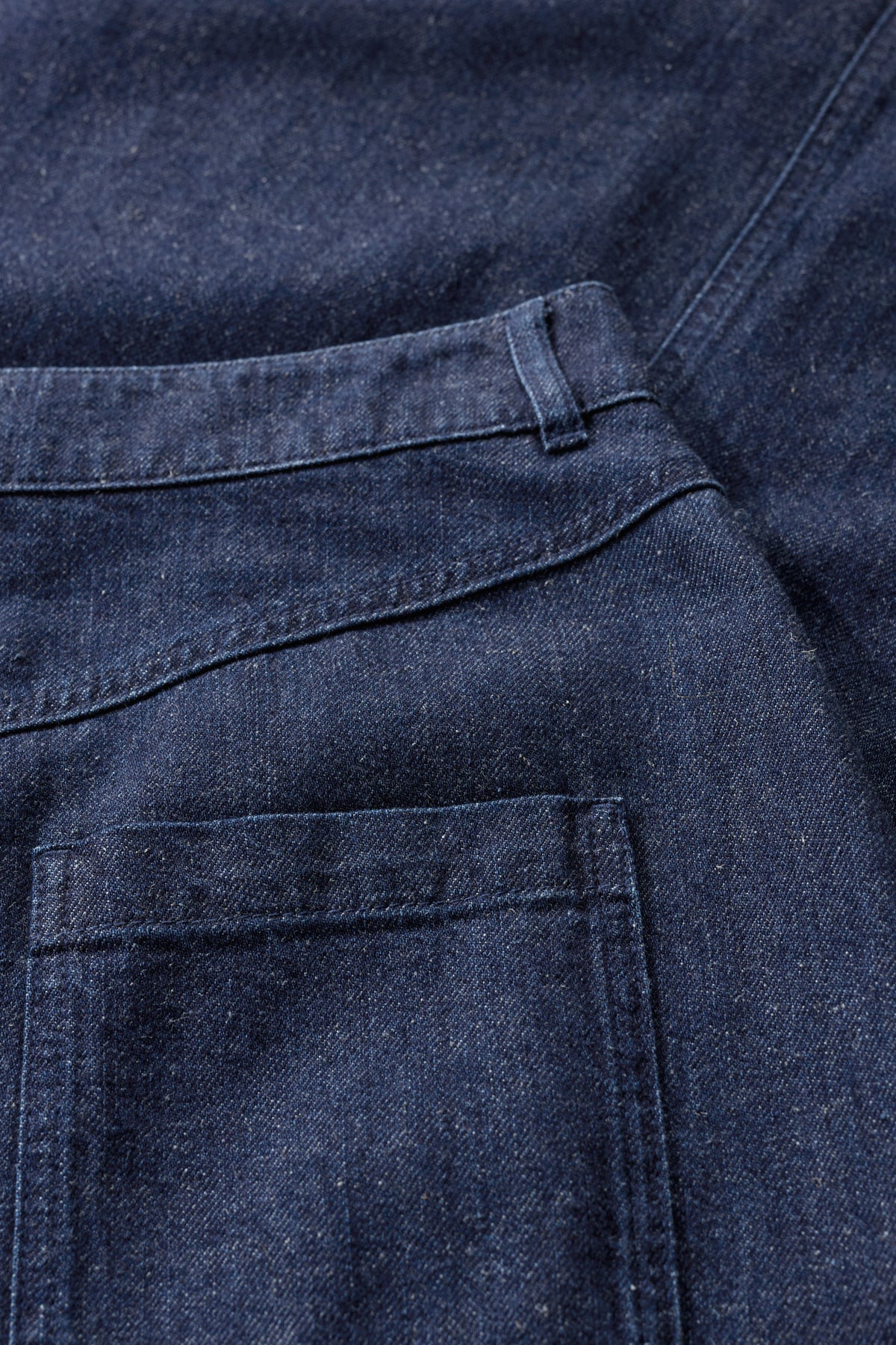 Midirock aus Denim mit Obst-Print