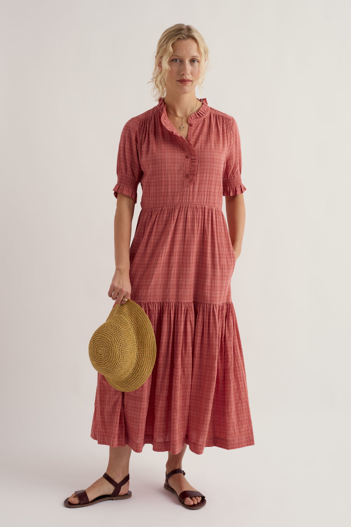Feather Star Tiered Dress