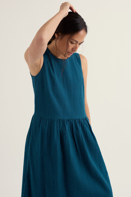 Brouse Sleeveless Gingham Dress