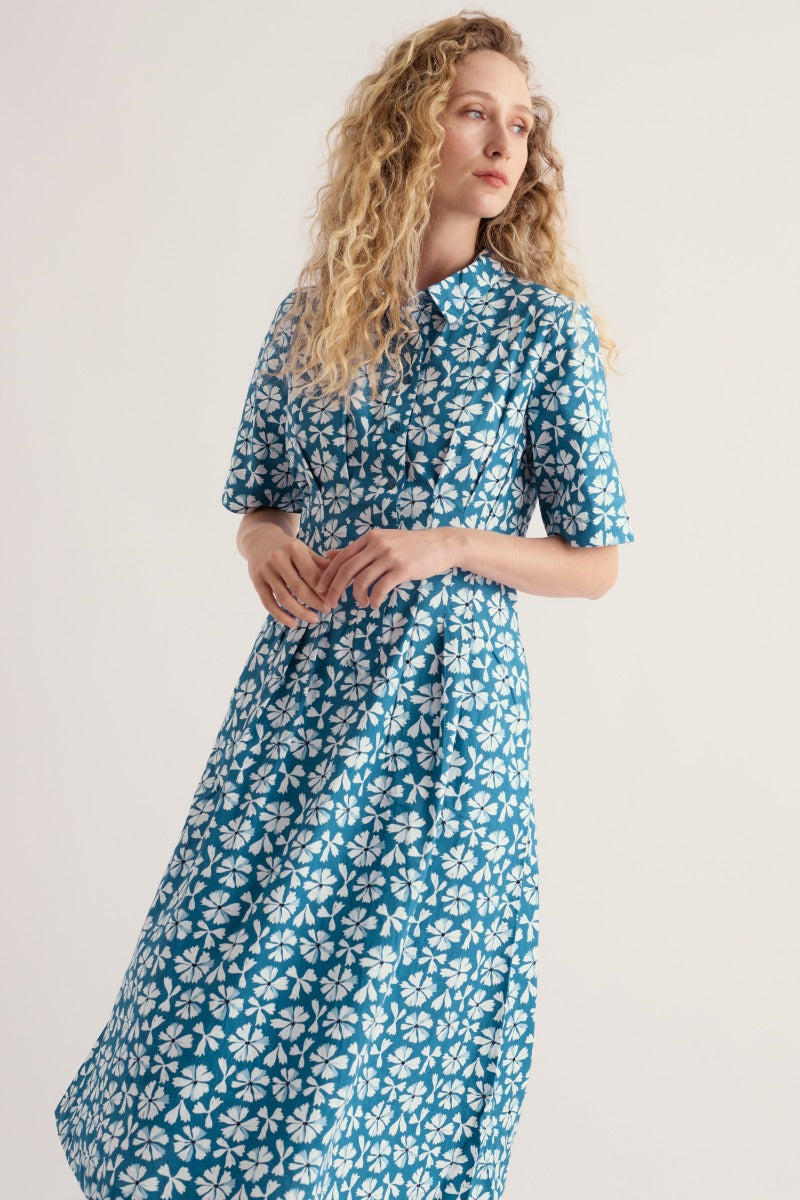 Wild Liquorice Hemdkleid aus GOTS-zertifizierter Bio-Baumwolle
